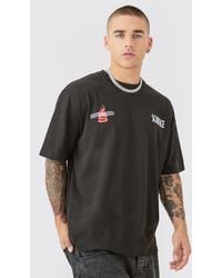 BoohooMAN - Oversized Scarface Anime License T-shirt - Lyst