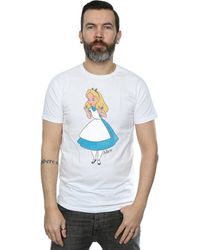 BoohooMAN - Disney Alice In Wonderland Surprised Alice T-shirt - Lyst