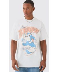 BoohooMAN - Oversized Disney Thumper License T-shirt - Lyst