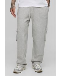 BoohooMAN - Tall Oversize Cargo-Jogginghose - Lyst