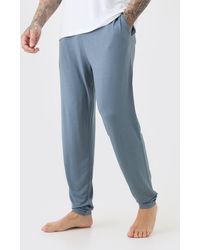 BoohooMAN - Tall Premium Modal Mix Relaxed Fit Lounge Bottoms - Lyst