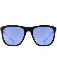 BoohooMAN - Dragon Rectangle Matte Black Lumalens Blue Ionized Wilder - Lyst