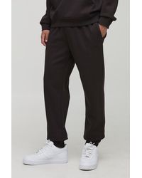Boohoo - Basic Bm Signature Regular Fit Jogger - Lyst