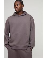 Boohoo - Basic Regular Fit Over The Head Hoodie - Lyst