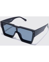 BoohooMAN - Plastic Shield Lens Sunglasses - Lyst