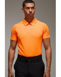 BoohooMAN - Man Active Slim Fit Golf Polo - Lyst