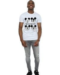 BoohooMAN - Disney Four Heads Mickey Mouse Cotton T-shirt - Lyst