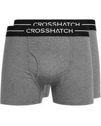 BoohooMAN - Crosshatch Ambek Boxers 2pk - Lyst