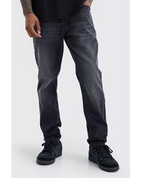 Boohoo - Vaquero Ajustado Sin Tratar - Lyst