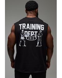 Boohoo - Active Training Dept Oversized Tank - Lyst