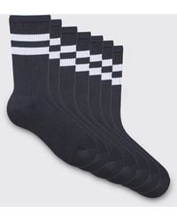 BoohooMAN - 5 Pack Sport Stripe Socks - Lyst