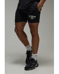 BoohooMAN - Man Active 5-in-1 Shorts mit One More Rep NYC-Print - Lyst