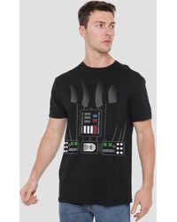 BoohooMAN - Star Wars Star Wars Darth Vader Costume Mens T-shirt Black - Lyst