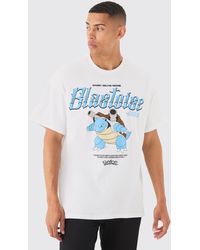 Boohoo - Oversized Pokemon Blastoise License T-Shirt - Lyst