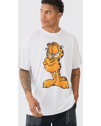 BoohooMAN - Oversized Garfield License T-shirt - Lyst