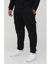 Boohoo - Plus Basic Skinny Fit Cargo Jogger - Lyst
