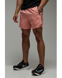 BoohooMAN - Man Active Perforated Stretch Woven Regular Fit 5inch Short - Lyst