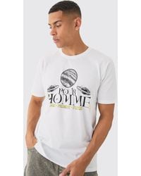 BoohooMAN - Oversized Pour Planet T-shirt - Lyst