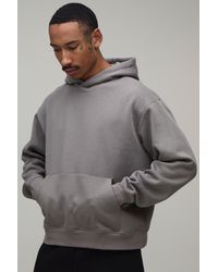 BoohooMAN - Basic Oversized Boxy Hoodie - Lyst