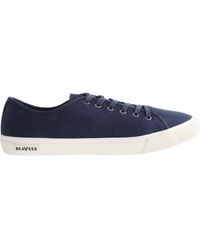 BoohooMAN - Seavees Monterey Sneaker Standard Navy Blue Shoes - Lyst