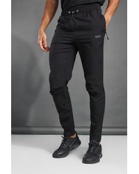 BoohooMAN - Man Active Gym Tapered Fit Jogger - Lyst