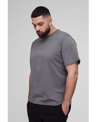BoohooMAN - Plus Regular Fit Basic Crew Neck T-shirt - Lyst