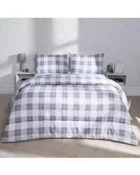 BoohooMAN - Ohs Gingham Check Coverless Duvet 10.5 Tog Bedding Pillowcases Set - Lyst