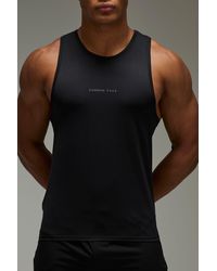 BoohooMAN - Common Pace Running Regular Fit Mesh Tank - Lyst