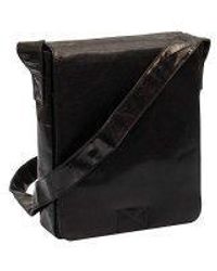 BoohooMAN - Primehide 'gl10' Leather Messenger Bag - Lyst