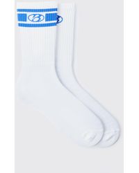 BoohooMAN - 2 Pack B Sports Stripe Socks - Lyst