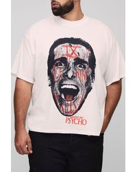 Boohoo - Plus Oversized American Psycho License Print T-Shirt - Lyst