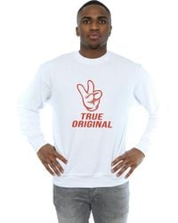 BoohooMAN - Disney Mickey Mouse True Original Sweatshirt - Lyst