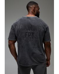 BoohooMAN - Man Active Training Dept Oversize T-Shirt - Lyst