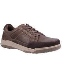 BoohooMAN - Hush Puppies 'finley' Smooth Leather Lace Shoes - Lyst