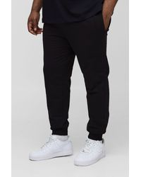BoohooMAN - Plus Lightweight Loopback Skinny Fit Basic Joggers - Lyst