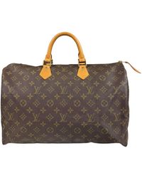 BoohooMAN - Louis Vuitton Preloved Speedy 30 Monogram Canvas Tote Unisex - Brown Travel Bags - Lyst