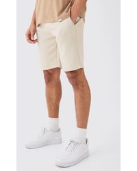 BoohooMAN - Loose Fit Mid Length Basic Shorts - Lyst