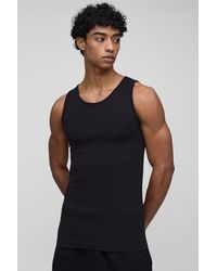 BoohooMAN - Basic Muscle Fit Vest - Lyst