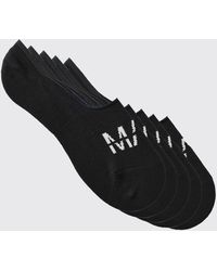 BoohooMAN - 5 Pack Man Invisible Socks - Lyst