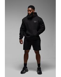 BoohooMAN - Active Training Dept Oversized Short Tracksuit - Lyst