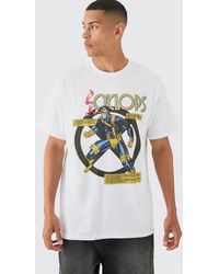 Boohoo - Oversized Marvel Cyclops X Men License T-Shirt - Lyst