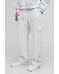BoohooMAN - Essential Straight Leg Cargo Jogger - Lyst