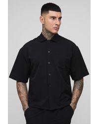 Technic - Tall Al Stretch Short Sleeve Boxy Oversized Shirt - Lyst
