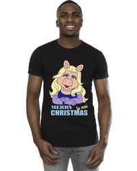 BoohooMAN - Disney Muppets Miss Piggy Queen Of Holidays T-shirt - Lyst