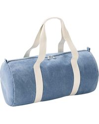 BoohooMAN - Bagbase Barrel Denim Duffle Bag - Lyst