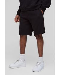 BoohooMAN - Tall Loose Fit Mid Length Basic Shorts - Lyst