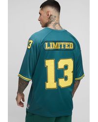 BoohooMAN - Tall Oversize Baseball-Hemd mit Limited-Applikation - Lyst