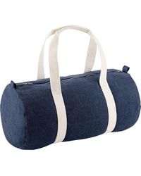 BoohooMAN - Bagbase Barrel Denim Duffle Bag - Lyst