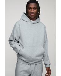 BoohooMAN - Tall Basic Boxy Over The Head Hoodie - Lyst