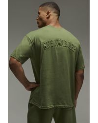 Boohoo - One More Rep Oversized Embossed T-Shirt - Lyst